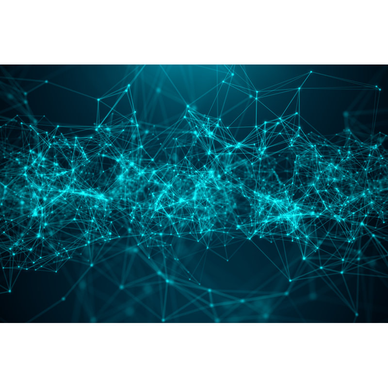 Abstract Digital Landscape by Usis - Wrapped Canvas Print, 30cm H x 46cm W x 3.8cm D