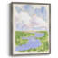 «Low Country River Vista I», reproduction encadrée - bois massif-1809187847