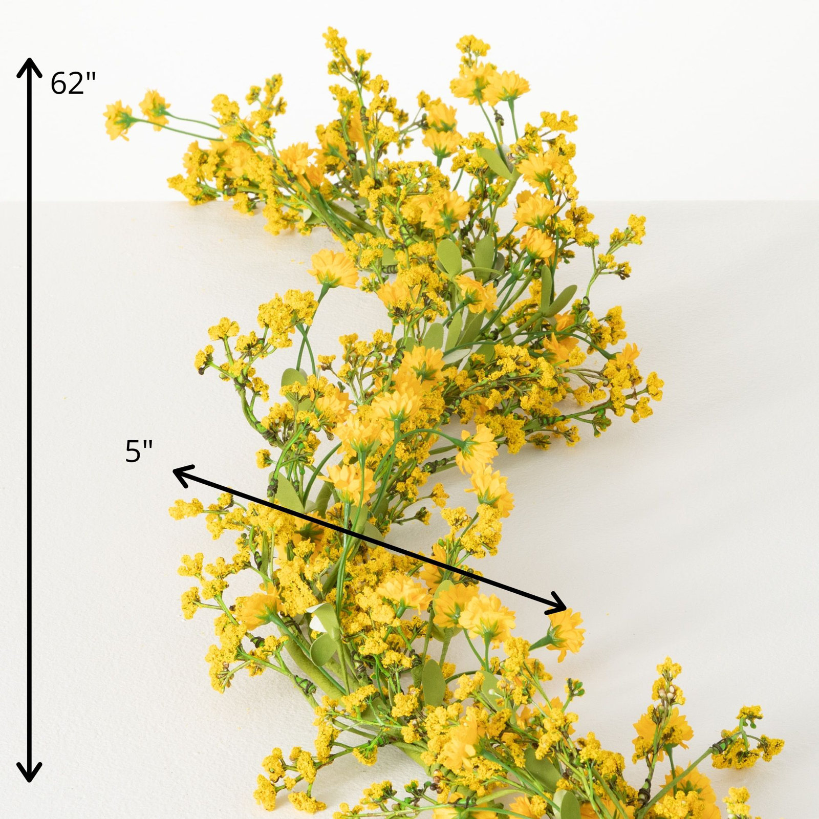 62'' in. Faux Wildflower Garland