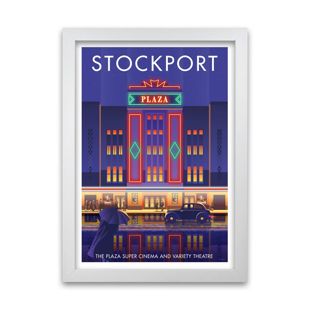 Grafikdruck Stockport Plaza von Stephen Millership