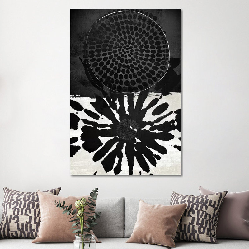 Dot Dotal par Nikki Chu - imprimé, H 60 po x l 40po x P 1,5 po, Toile tendue