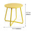Table d'appoint en métal Adelynn-1360004560