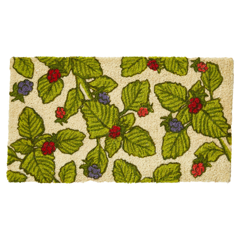 Wild Berries Coir Door Mat