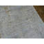 Tapis de zone noué la ivoire/gris 9 pi x 12 po one-of-kind à la main