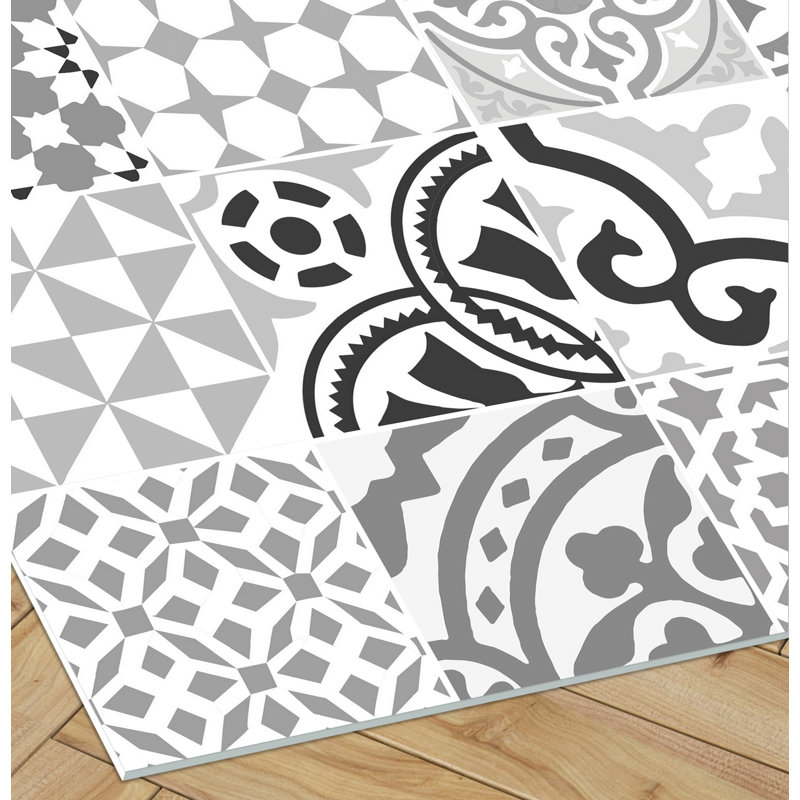 Alantra Vinyl Machine Printed Area Rug, Runner 66 x 250cm