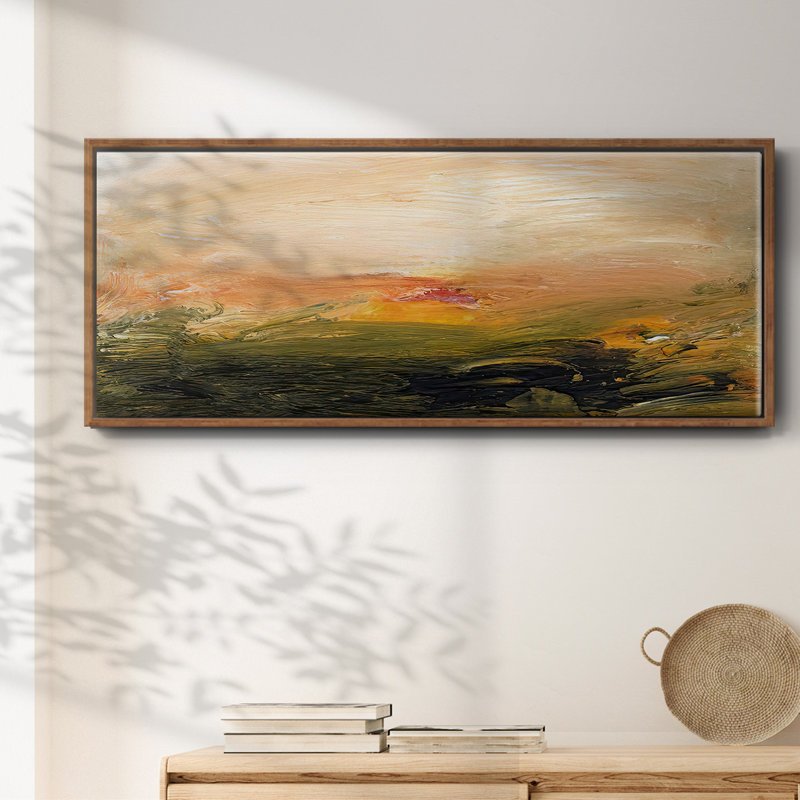 «Lingering Light I», toile encadrée, H 20 po x l 50 po