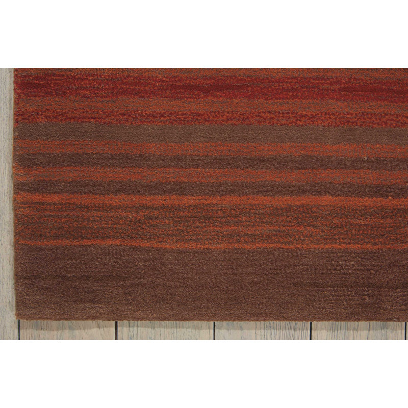 Tapis argenté contemporain fait à la main Asuncion, Rectangle 8 pi x 10 pi 6 po