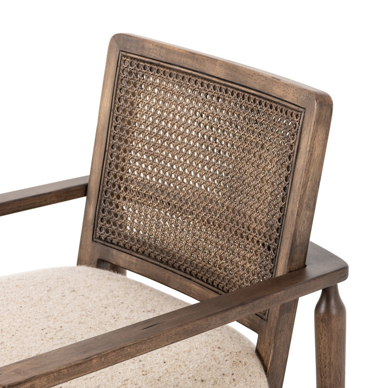 Bauder 20.5'' H Fabric Upholstered Armchair, Beige Fabric