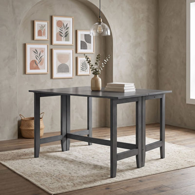 Farmhouse Wood Extendable Drop Leaf Dining Table for 4