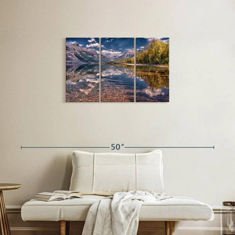 Lake McDonald Clear Waters, 20" H x 33" W