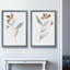 «Simple Stem I» par Vincent Van Gogh - ensemble de 2 reproductions d'art-986857200-986857201-986843254