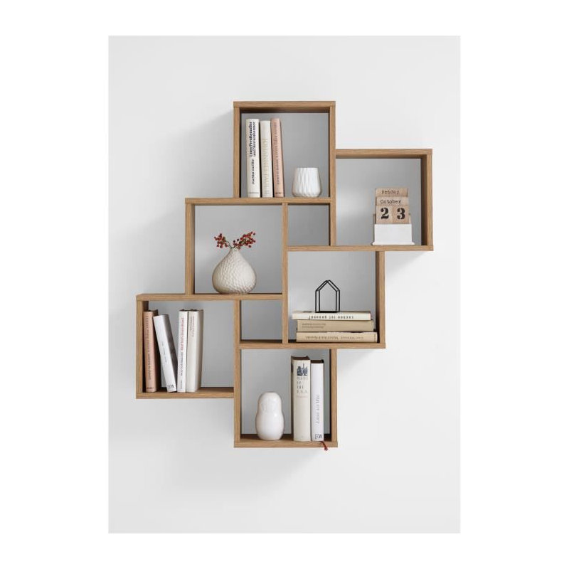 6 Piece Cube Shelf, Beige
