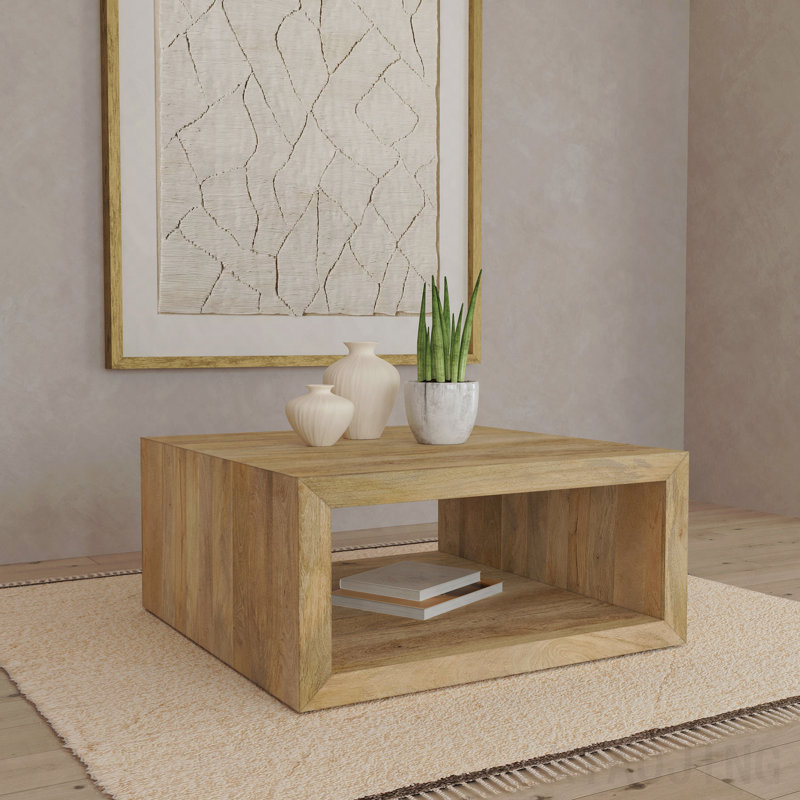 Natural Square Coffee Table