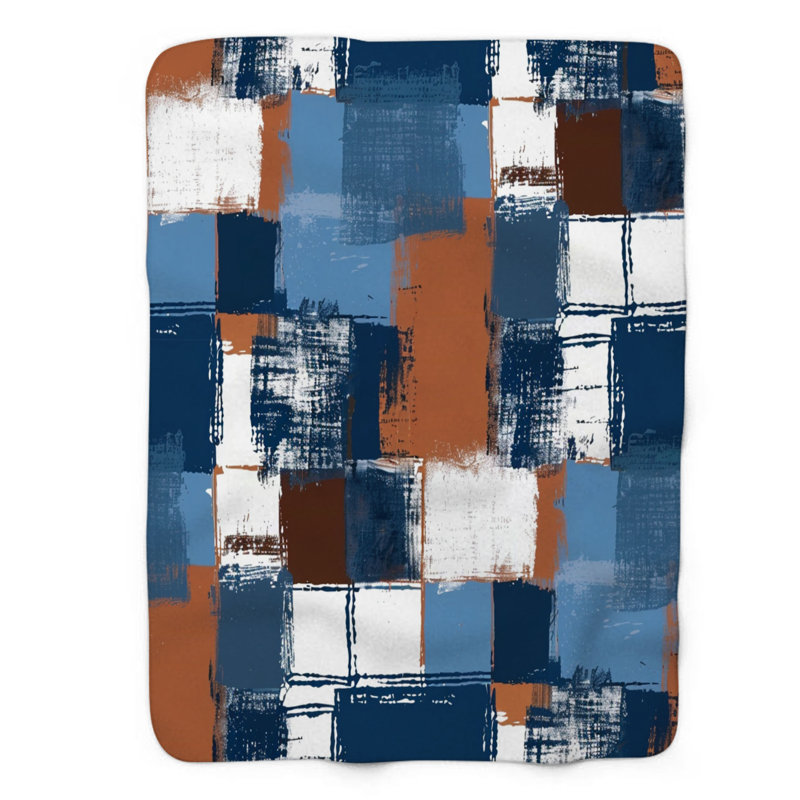Plaid brun - couverture de qualité supérieure 1 pièce, Lit simple