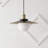 Istafa 1 - Light Oil Rubbed Bronze/Brass Gold Single Pendant