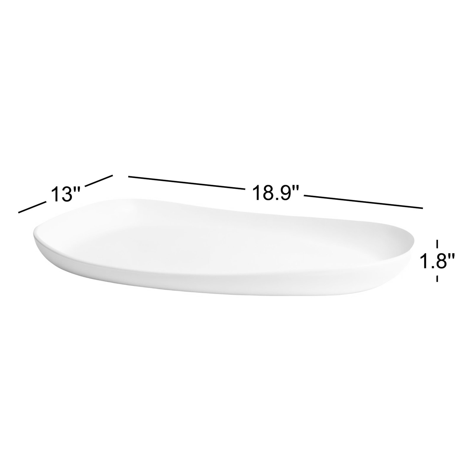 Platter, White