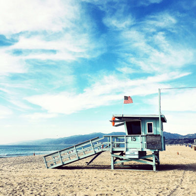 " Santa Monica Beach "