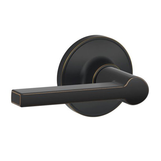 Solstice Lever Hall and Closet Lever, Aged Bronze