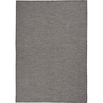 4' X 6' Charcoal Power Loom Area Rug