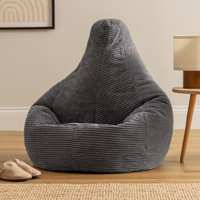 Bean Bag Bazaar Dalton Corduroy Recliner Bean Bag