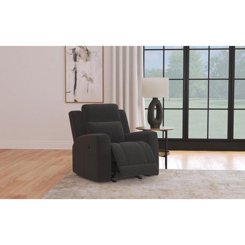 Fauteuil inclinable Kemarah gris anthracite, Gris