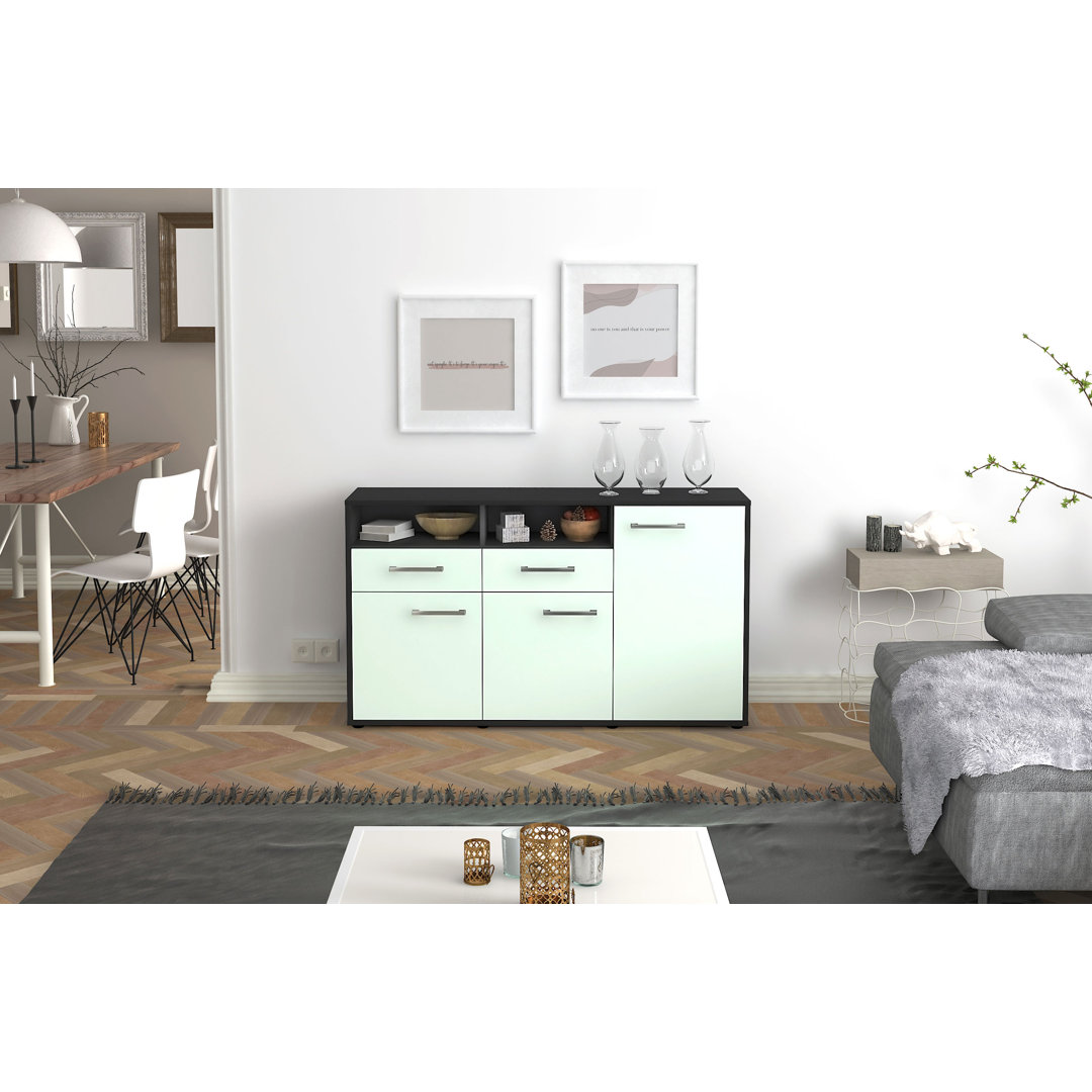 Editta Sideboard Front (136 x 79 x 35 cm), einschließlich Griffe