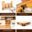 Structure de lit en bois avec rangement - Lit plateforme en bois massif avec tiroir-1656226396-1656226398