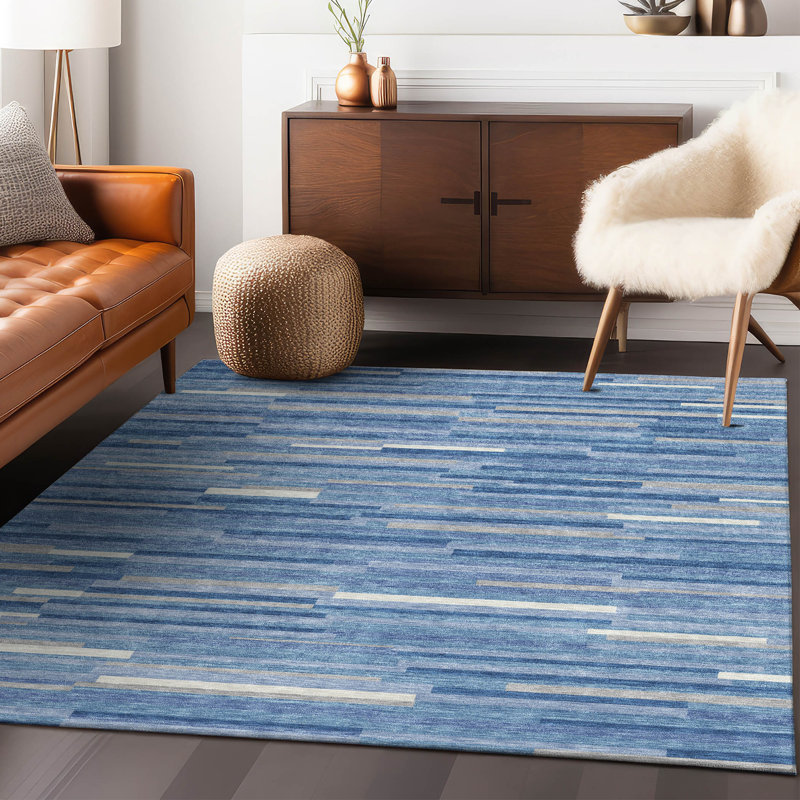 Tapis intérieur / extérieur rectangulaire à envers antidérapant de 1 pi 8 po x 2 pi 6 po mâle, Rectangulaire 3 pi x 5 pi