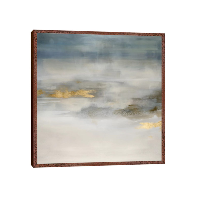 Ethereal II by Rachel Springer - Print on Canvas, 45.72 cm H x 45.72 cm W, Classic Brown Wood Framed
