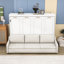 Lit escamotable avec canapé confortable intégré, éclairage DEL et tablettes Murphy-1609125519