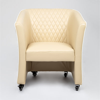 Nitya Faux Leather Club Chair