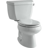 Wellworth® 1.28 GPF Water Efficient Round Two-Piece toilet (Seat Not Included)