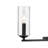 Curved Modern Chandelier with Clear Cylinder Glass-111187542-111187545-111187546