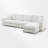 3 - Piece Upholstered L-Shaped Sectional Couch-959703760