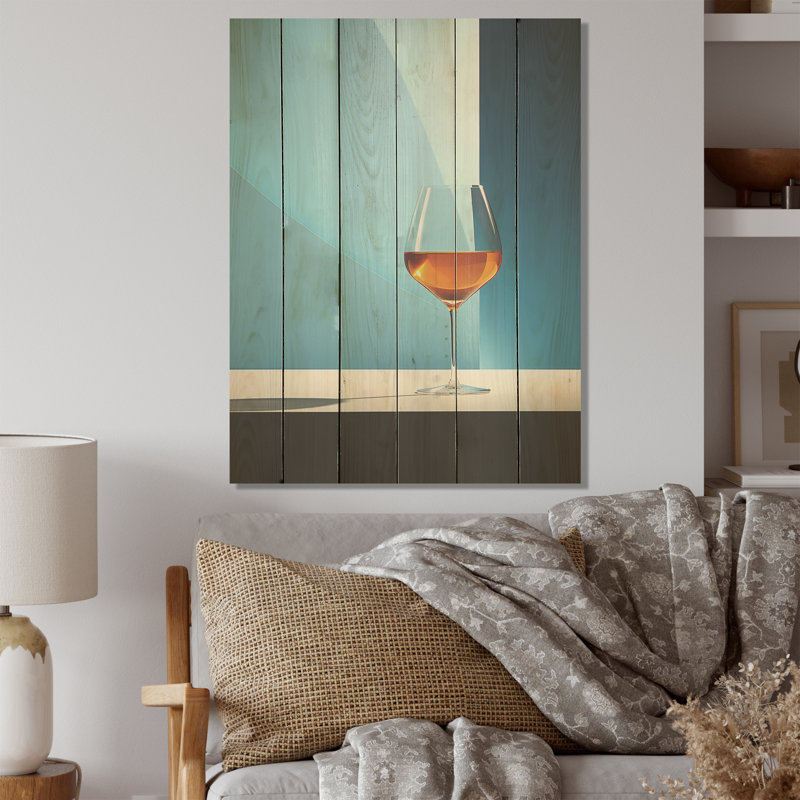 Aperitifs Allure - Panneau de bois sur bois de pin naturel, H 20 po x l 10 po