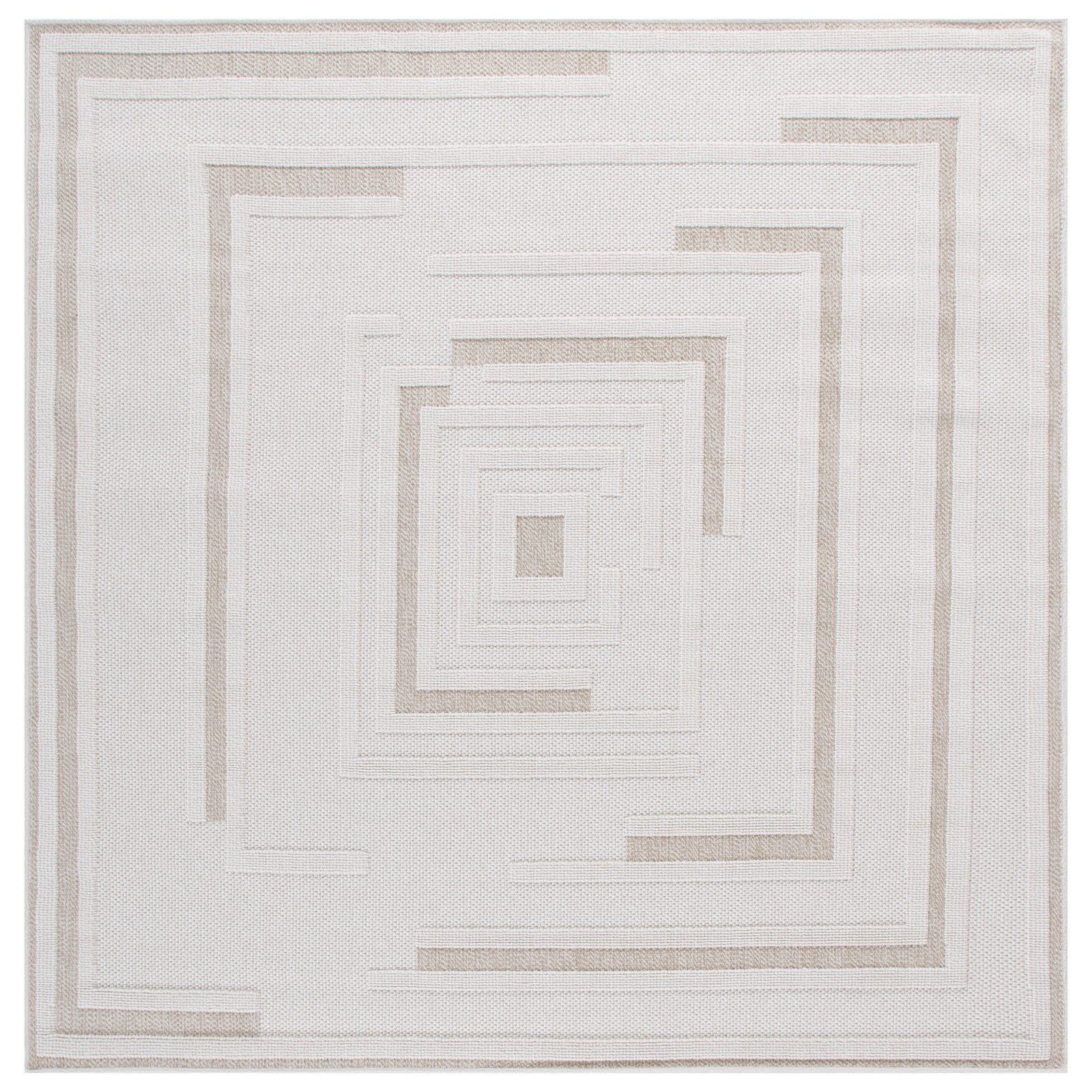 Clemons Performance Geometric Rug, Square 6'7"