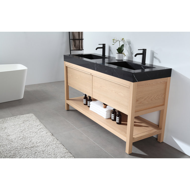 Ensemble de meuble-lavabo double 60 po Ariane