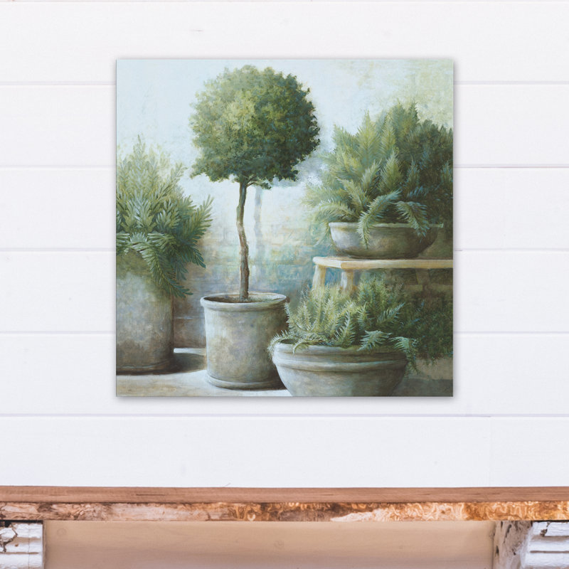 " Potted Greenery " Painting Print