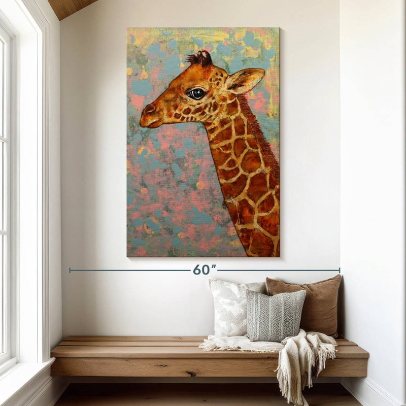 Bébé girafe Brampt, H 51 po x l 34 po