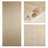 7-Panel Single Rail Panel Track Extendable 110"-153" W x 94"H, Panel Width 23.5", Macadamia, Marisol-84547086