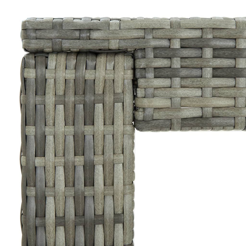 Ensemble 5 pièces avec coussins Ofrath, Cadre gris / coussin gris