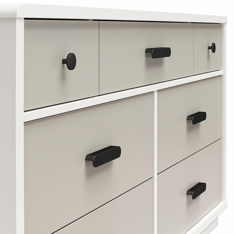 Valencia 7-Drawer Wide Dresser (Includes Dresser Only Not Mirror)
