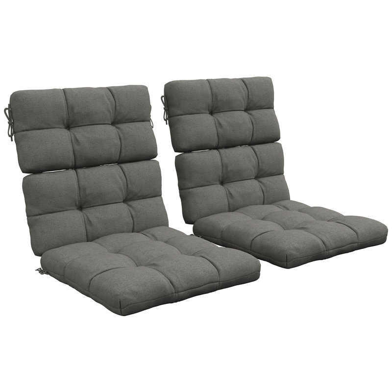 Garden Seat/Back Cushion, Grey