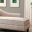 Coussin de salon moderne avec garniture cloutée en tissu de 1 méridienne moderne-2074275152