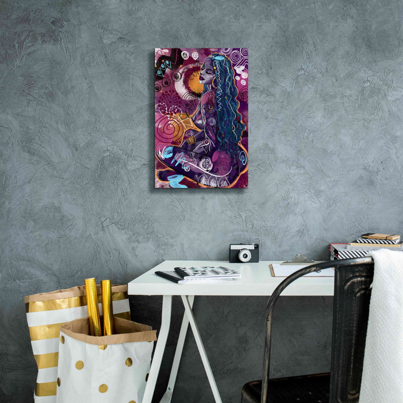 «Tahiya» par Justin Copeland, impression sur toile, H 18 po x l 12 po x P 0,75 po