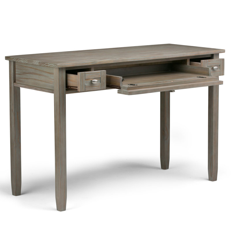 Warm Shaker - Desk - Distressed Grey