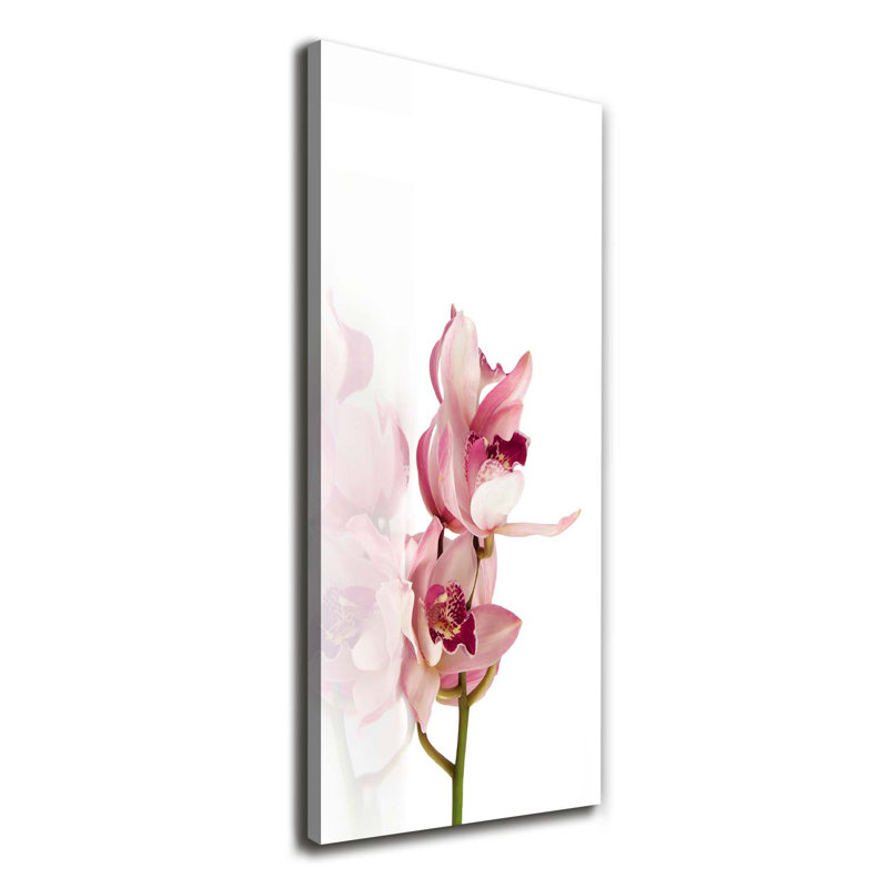 Pink Orchid - Wrapped Canvas Print