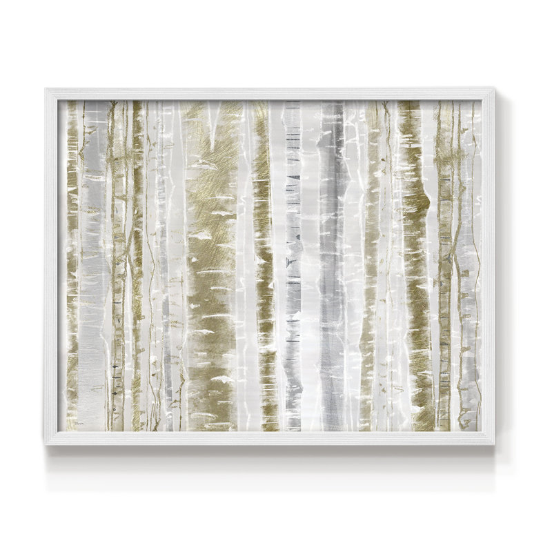 Brume de prairie - reproduction encadrée, H 22 po x l 28 po, Blanc