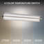 Shard 34" Dimmable LED Bath Vanity & Wall Light With Built In Color Temperature Switch from 2700K/3000K/3500K/4000K-1878937179