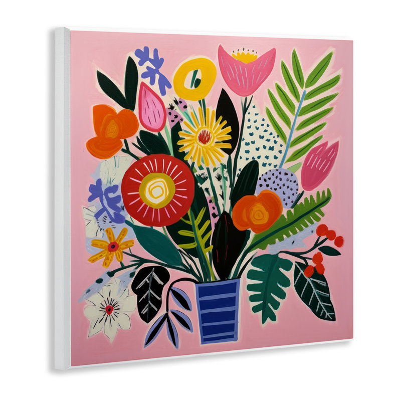 «Floral Flourish Summer Bouquet», plaque murale par Lazar Studio